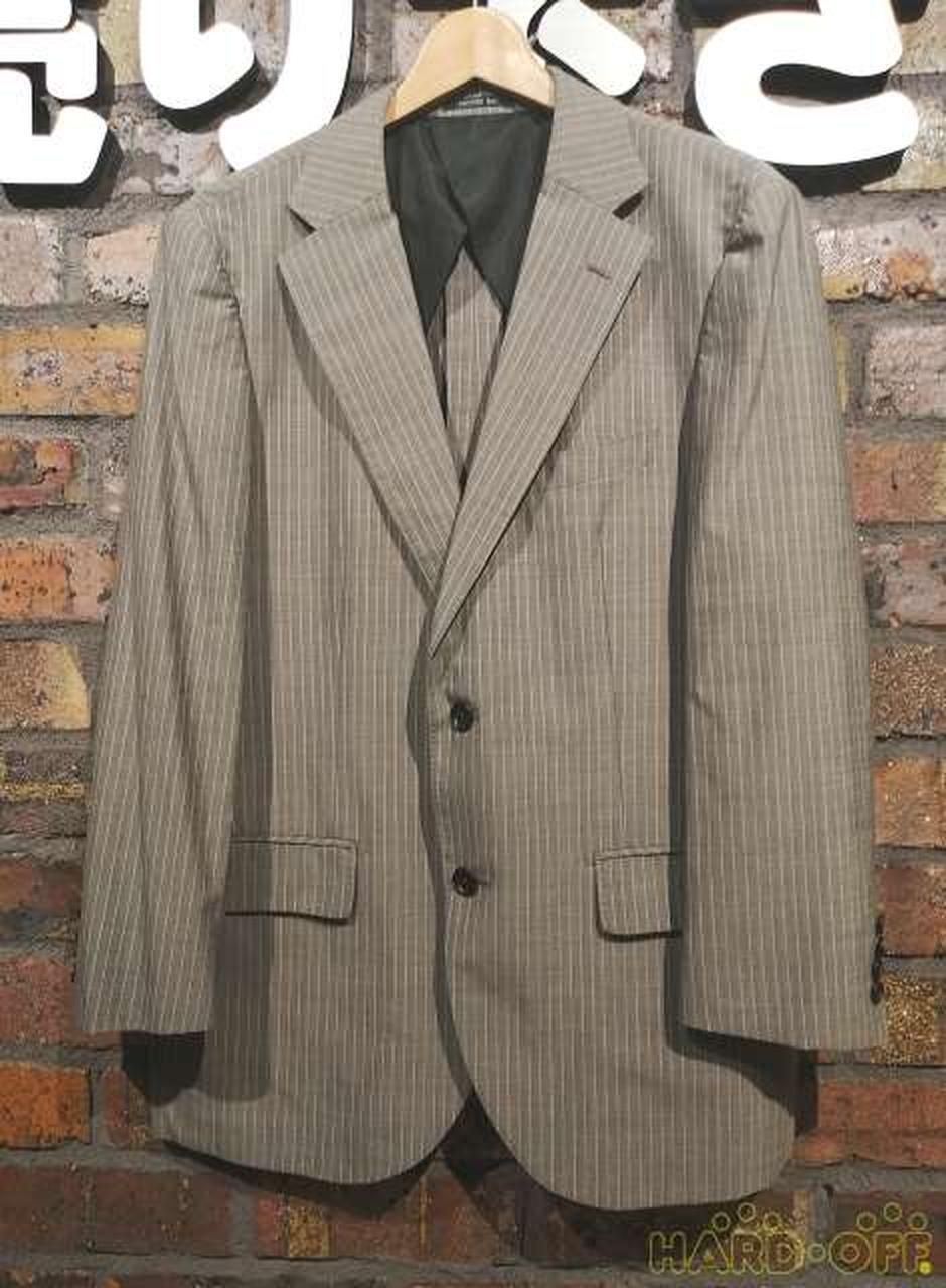 MACKINTOSH PHILOSOPHY Tailored JKT GRY Stripe H1H10-588-06 Used