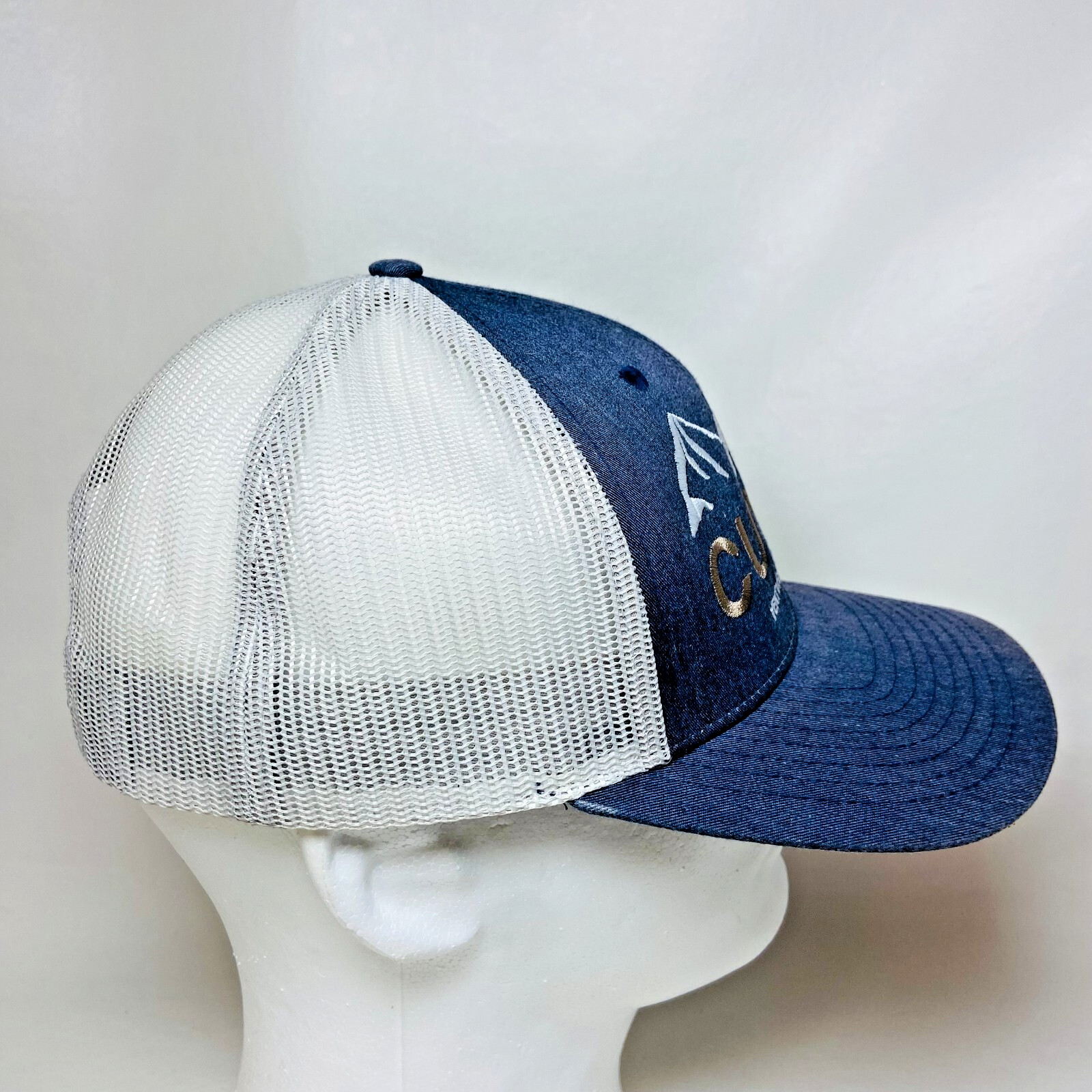 Cuvee Venture Beyond Snapback Hat Richardson MD/LG 115 Mountains Cap Blue Golf