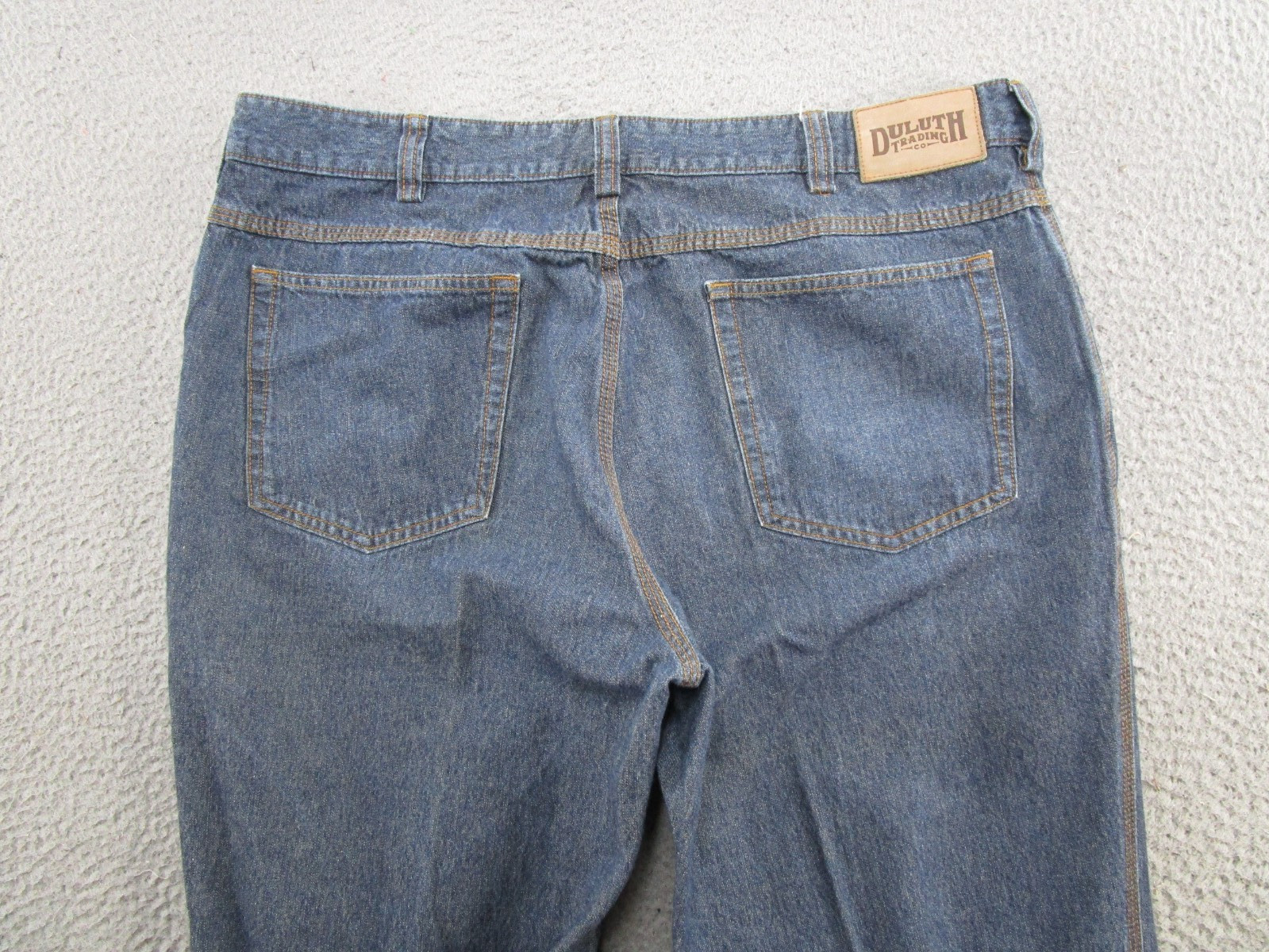 Duluth Trading Co. Ballroom Jeans 40×32 Regular Fit Straight Cotton Denim 64012