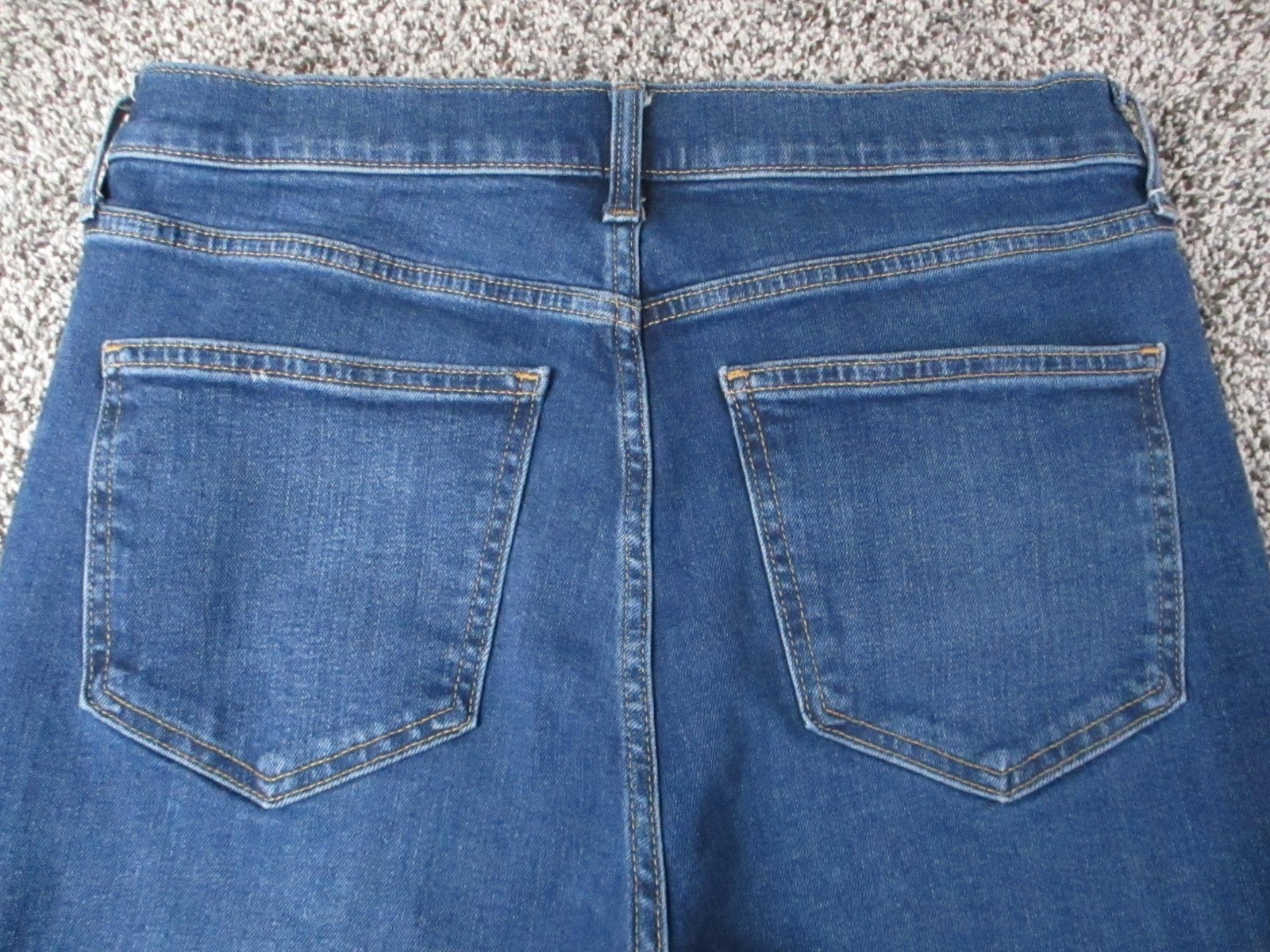 Gap Vintage Slim Jeans Womens 10T Blue Dark Wash High-Rise Straight 30×30