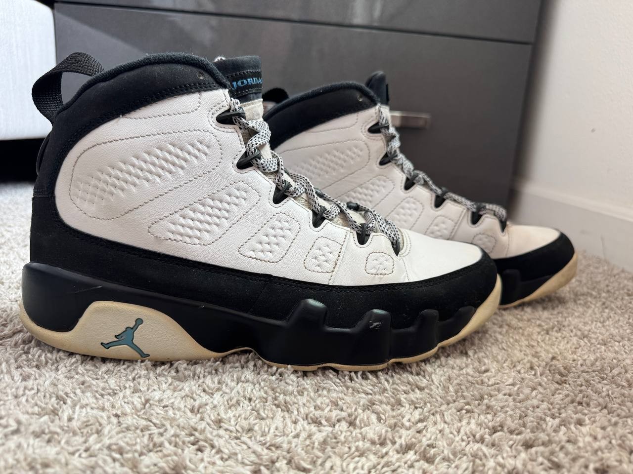 Jordan 9 Retro University Blue SZ 9 cm27 S.03