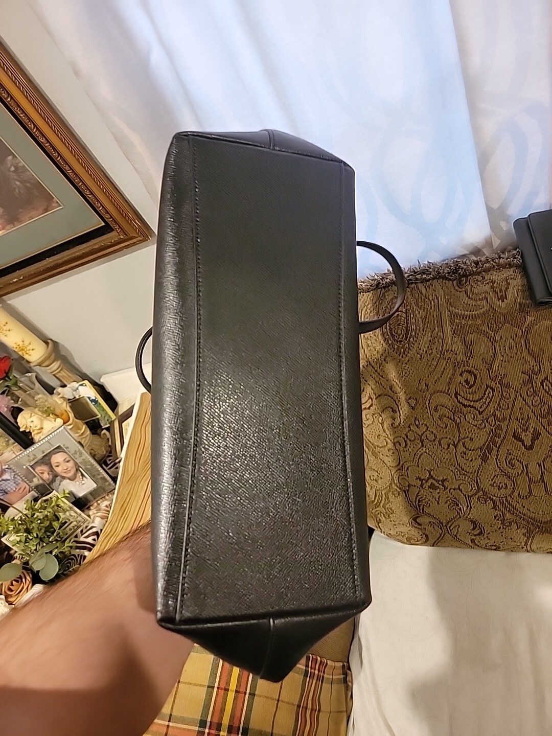 Coach F79608 Leather Gallery Shoulder Tote Purse – Black