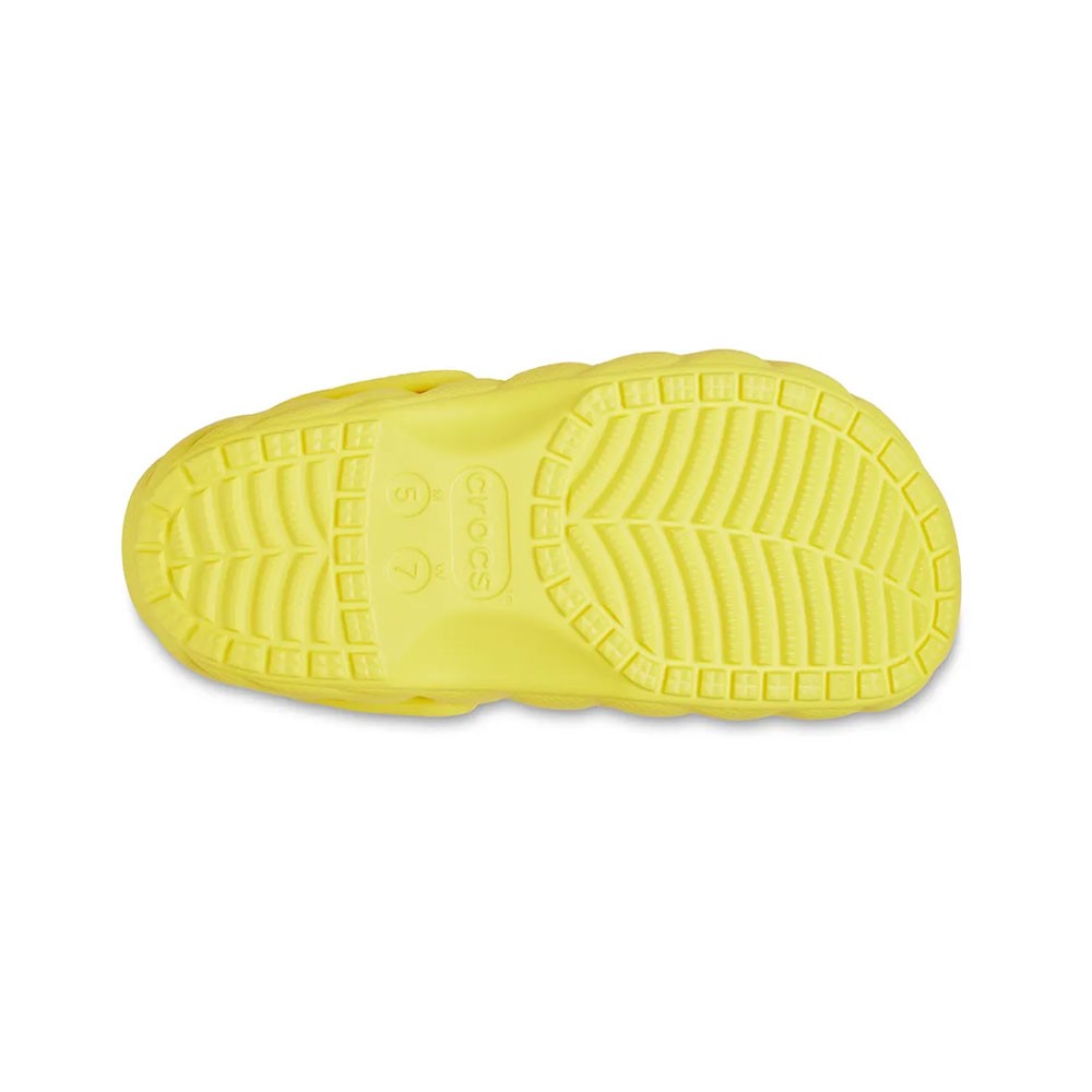 New CROCS Womens CLASSIC LINED OVERPUFF CLOG 210059-77J CYBER YELLOW US W 5-9