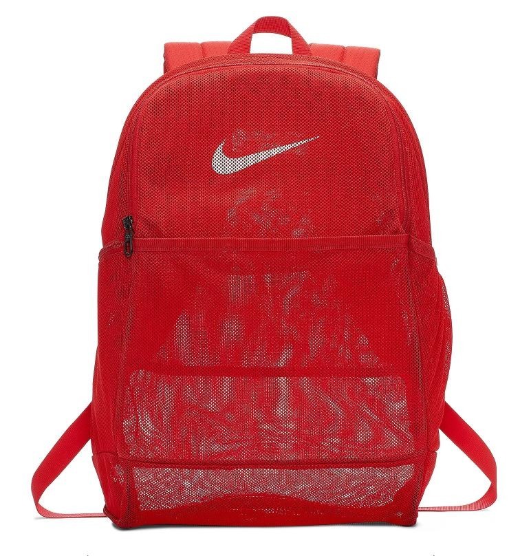Nike Brasilia Training Mesh Backpack One Size University Red New