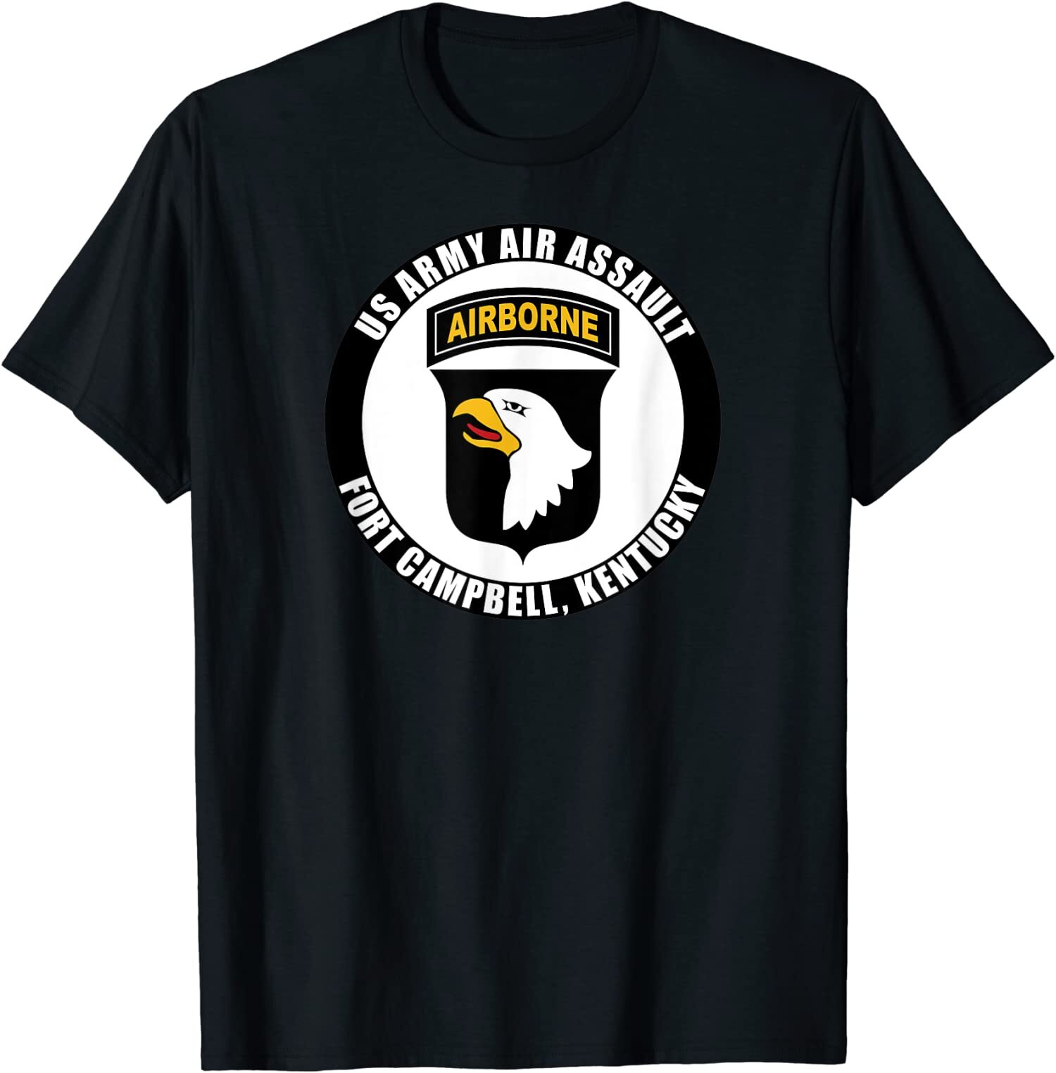 NEW LIMITED US Army Air Assault Fort Campbell Kentucky 101st T-Shirt