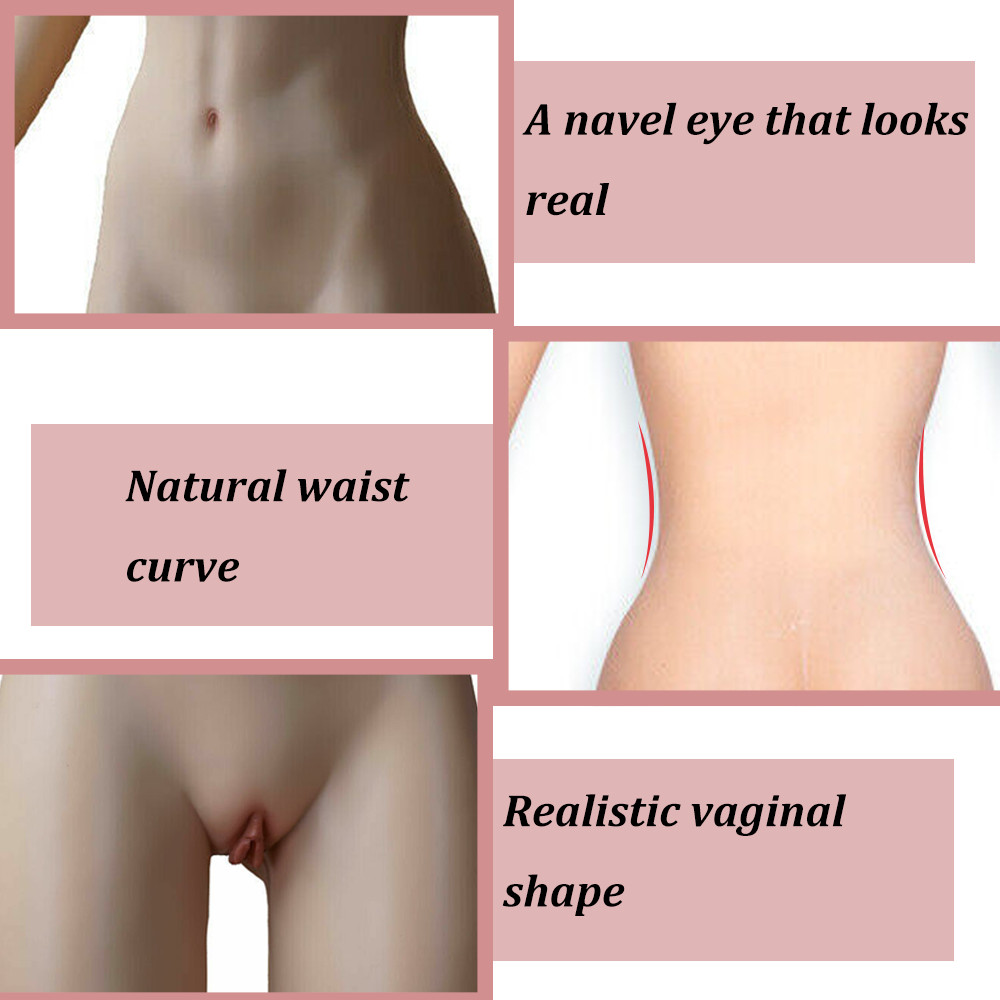 SHM Full Silicone Bodysuit Breast Form Head Mask Full Face Disguise Crossdresser