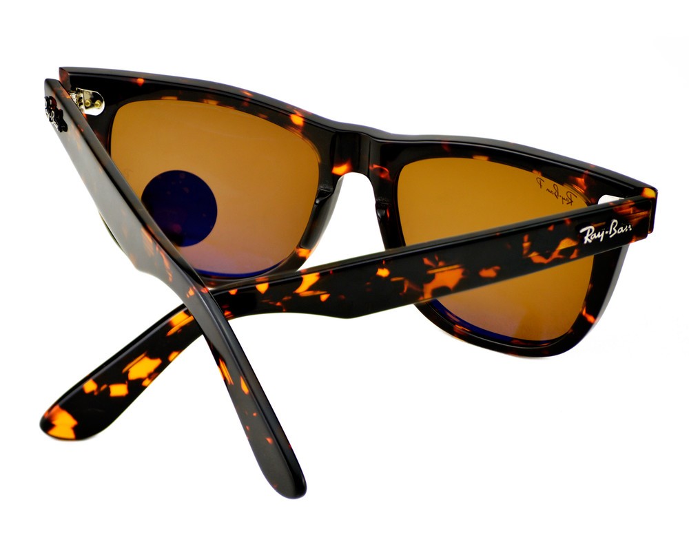 Ray-Ban RB2140 Original Wayfarer Tortoise Frame Polarized Brown Lens 54mm Unisex