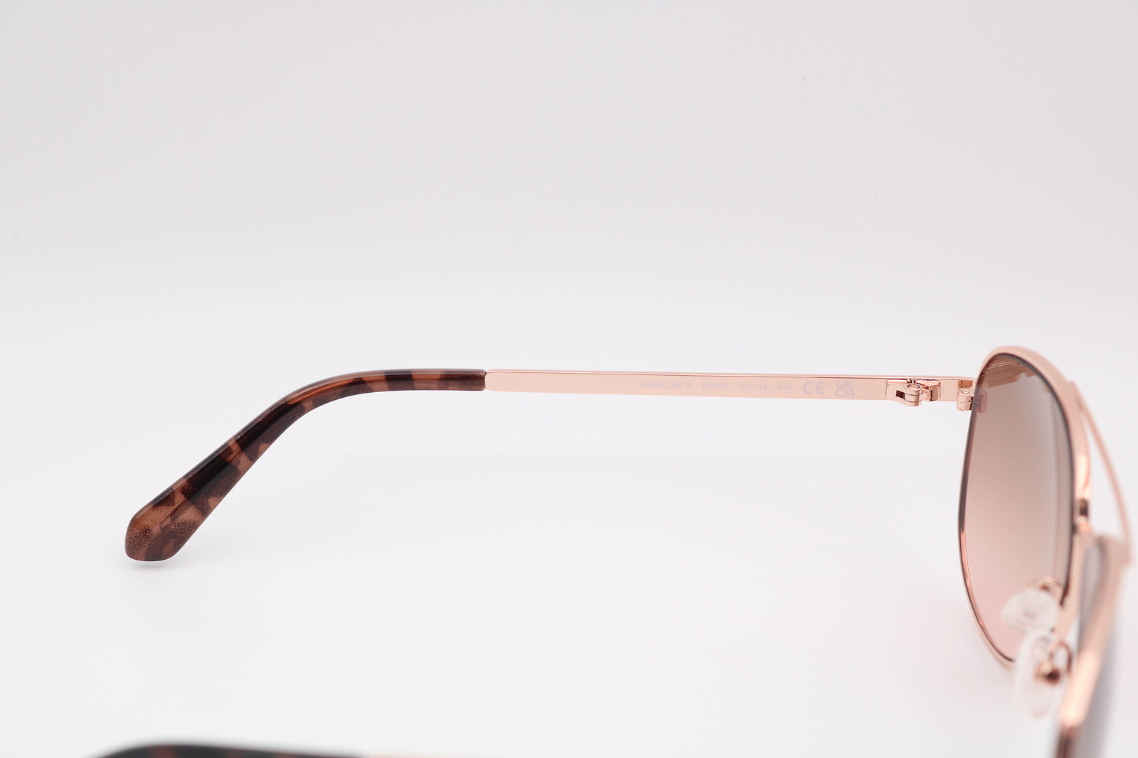 Kate Spade Emmaline S Gold/Brown Aviator 000M2 Sunglasses 58-15-140
