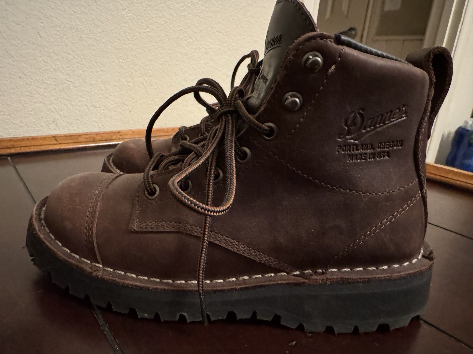 Danner Men’s Moto GTX Brown Leather Motorcycle Waterproof Boots Sz 6
