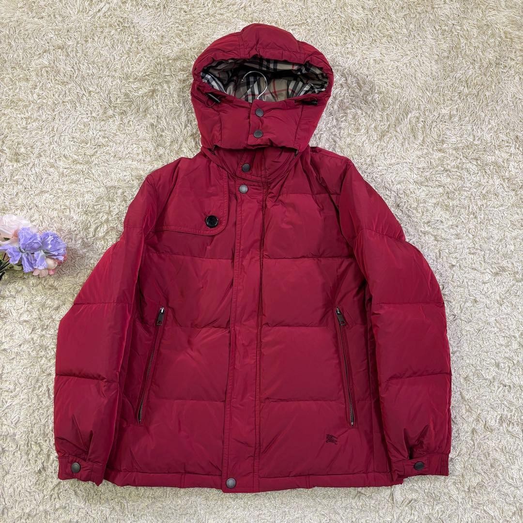 Burberry London Nova Check 2way Removable Hood Down Coat