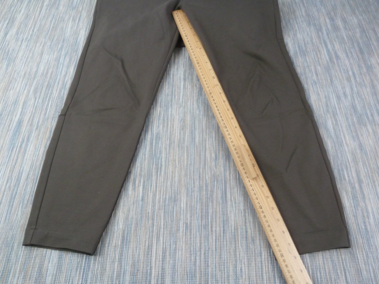 Paige Womens Large Brown Trousers Zip Closure Stretch