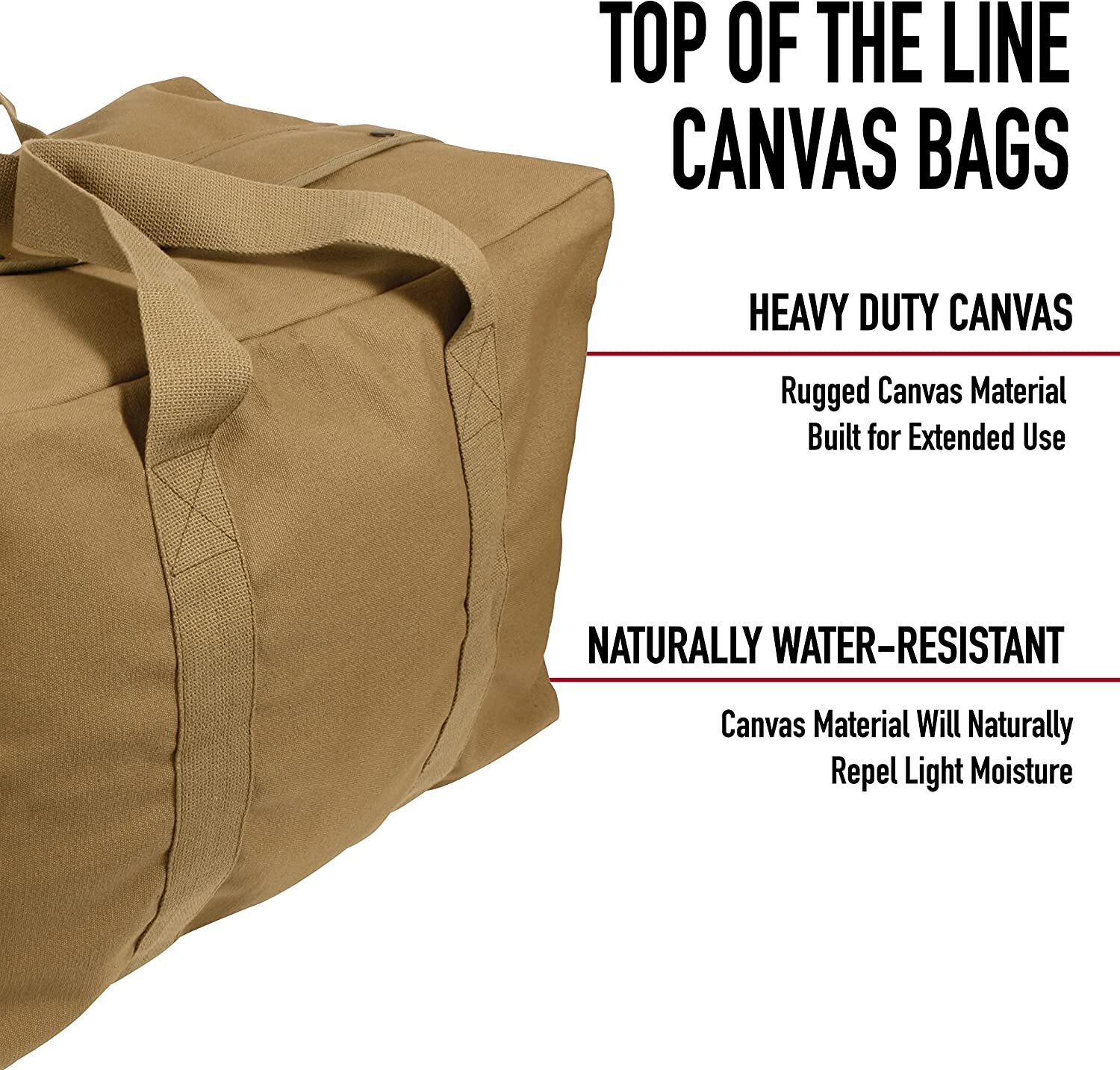 Canvas Cargo Bag Tactical Heavy Duty Cotton Large Military Parachute Duffle Bag