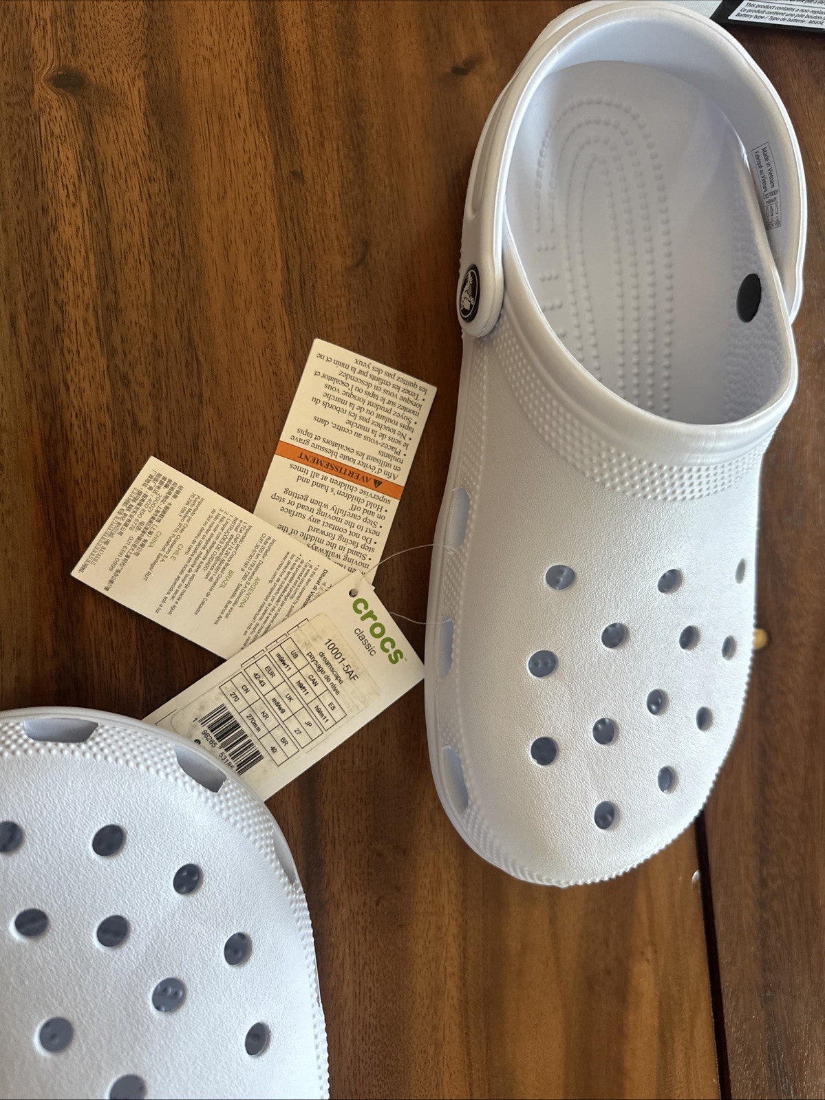 BRAND NEW Crocs 10001-5AF-M7 Classic Dreamscape Clogs SIZE 9 MEN – SIZE 11WOMEn