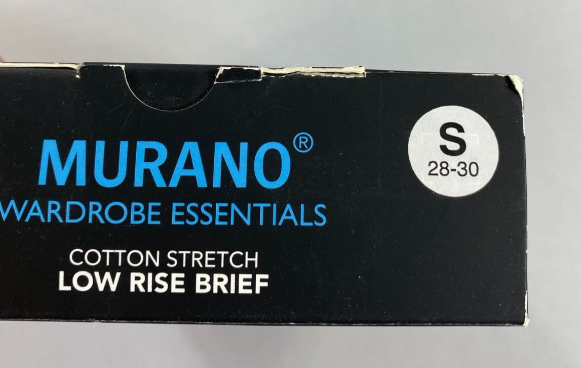 Men’s MURANO Cotton Stretch LOW RISE BRIEF 3 Pack Underwear