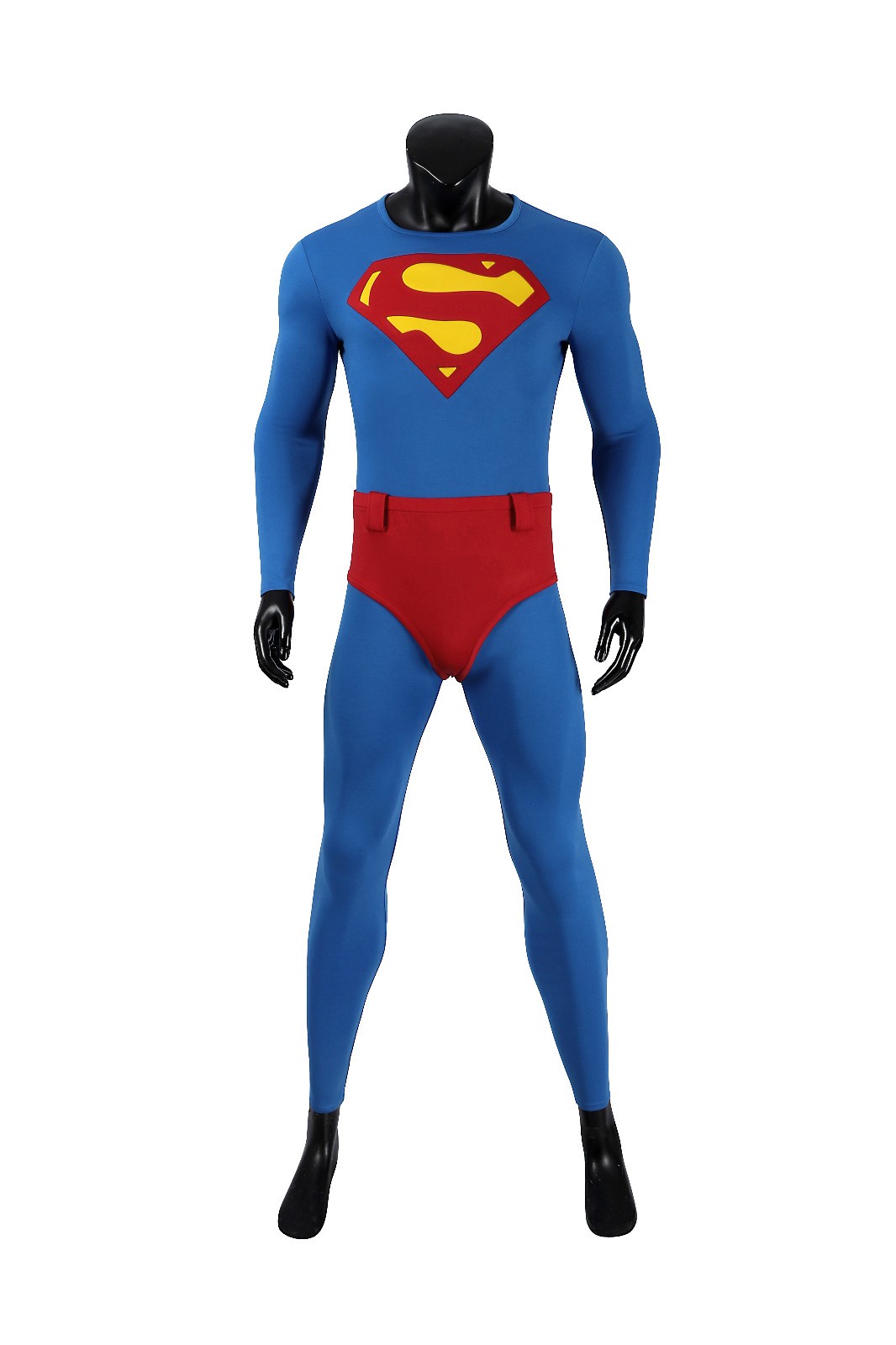 Christopher Reeve superman 1978 Superman Cosplay Costume Jumpsuit Halloween Set