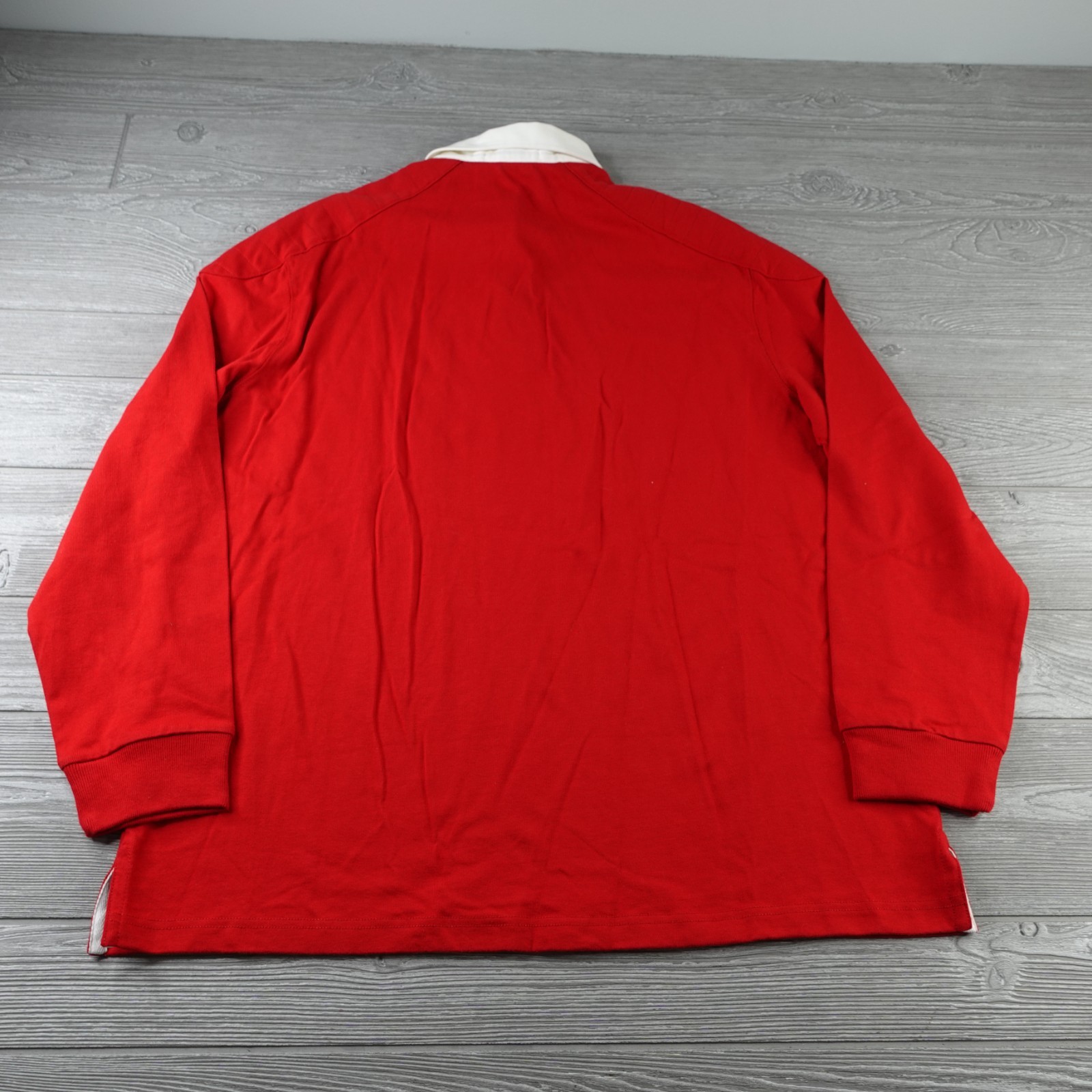 Polo By Ralph Lauren Sweatshirt Mens Large Shoulder Padded Elbow Patch Rugby NWT