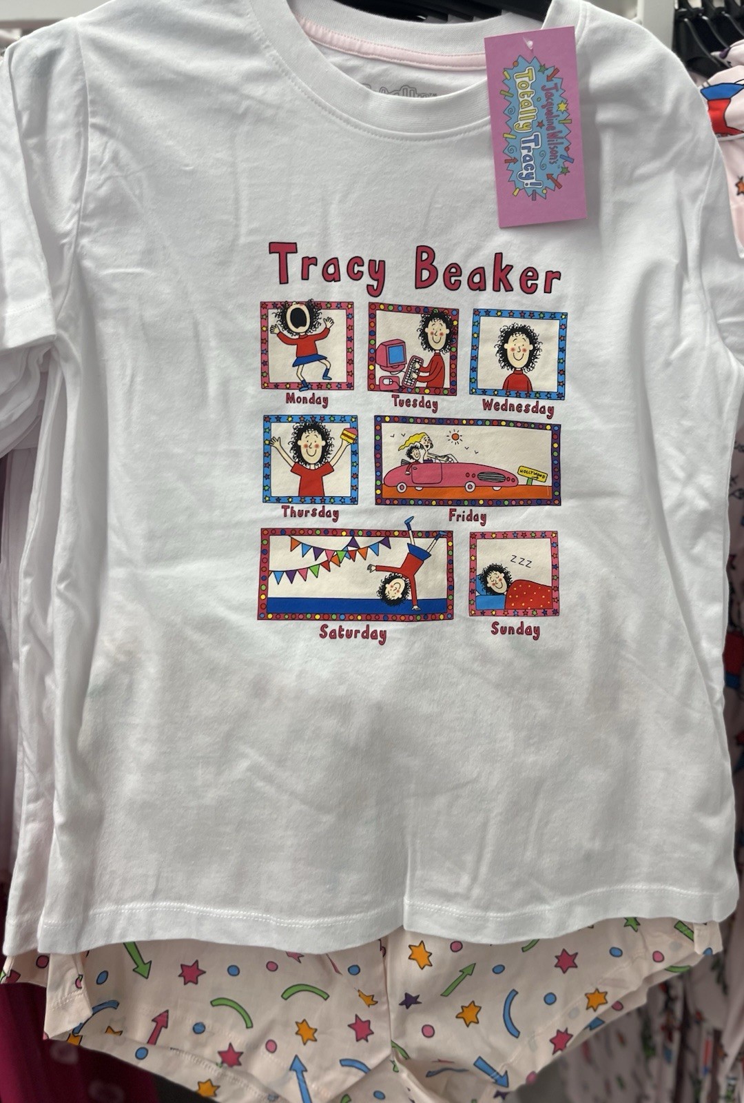 Tracy Beaker Shorts Pyjama Set UK Size 4-24 2XS-2XL