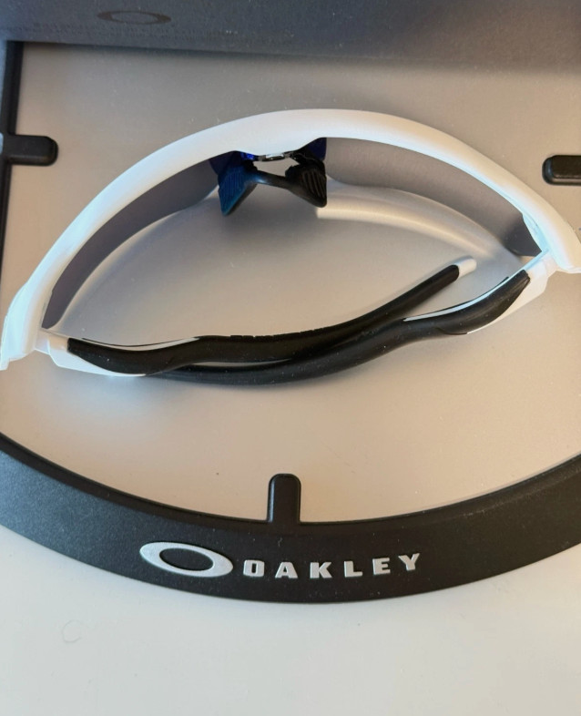 New Oakley Radar EV Patn Sunglasses Matte White Frame Prizm Orange Lenses OO9208