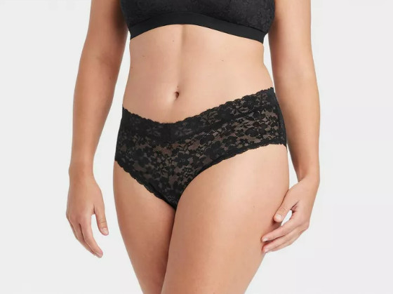 4 PACK: Auden Women’s All over Black Lace Brief Size *XL* NWT – 8E