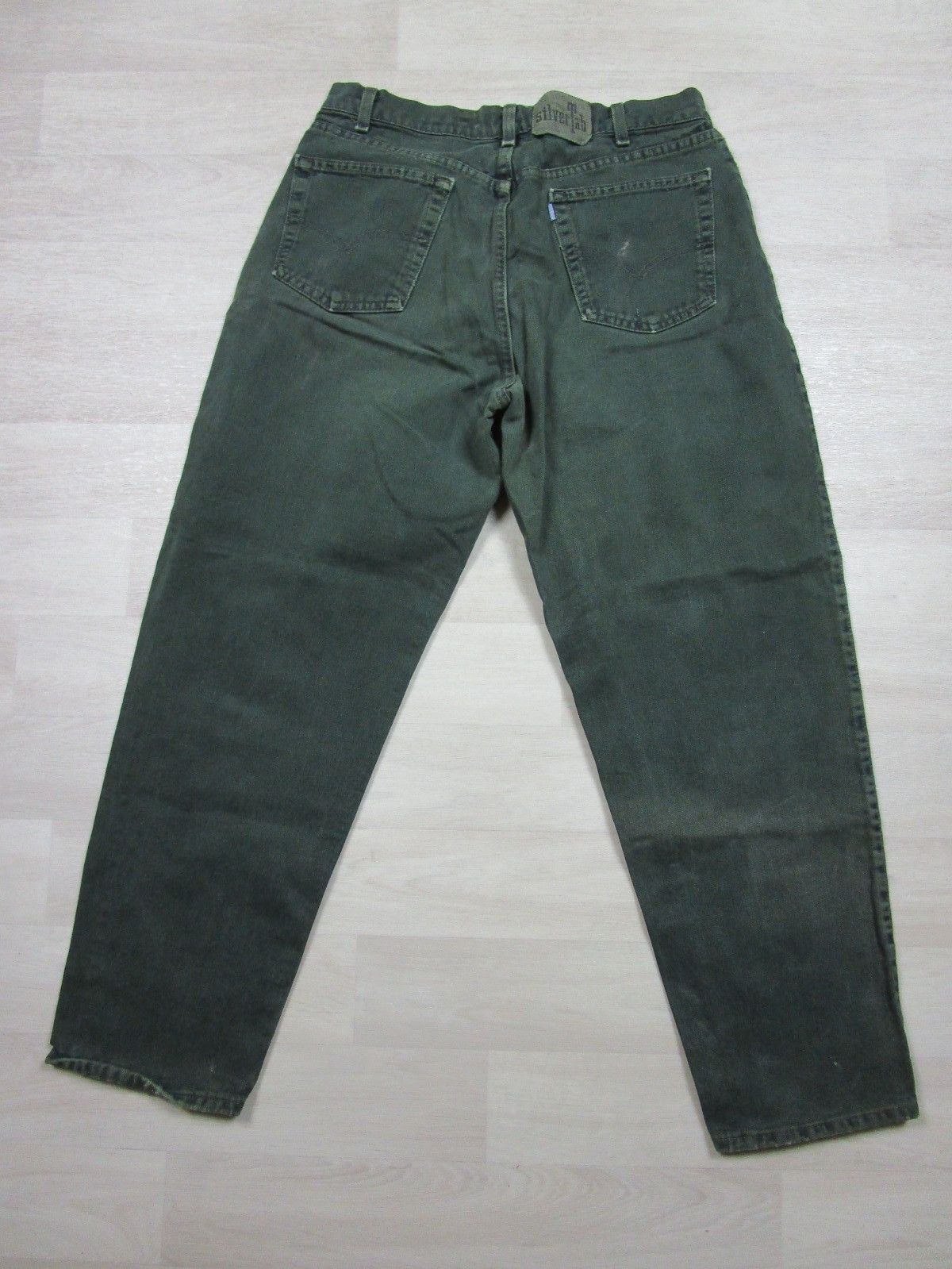 Vintage Levis SilverTab Baggy Green Jeans Men’s 32×29.5 Purple Label USA 90s