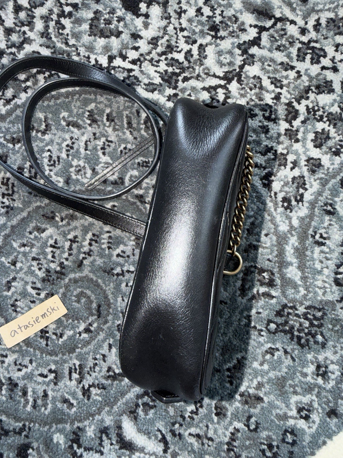 Gucci GG Marmont Small Black Camera Crossbody Bag CLEAN AUTHENTIC