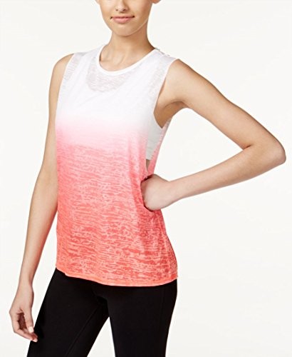 Ideology Womens Dip Dyed Burnout Tank Top Size M