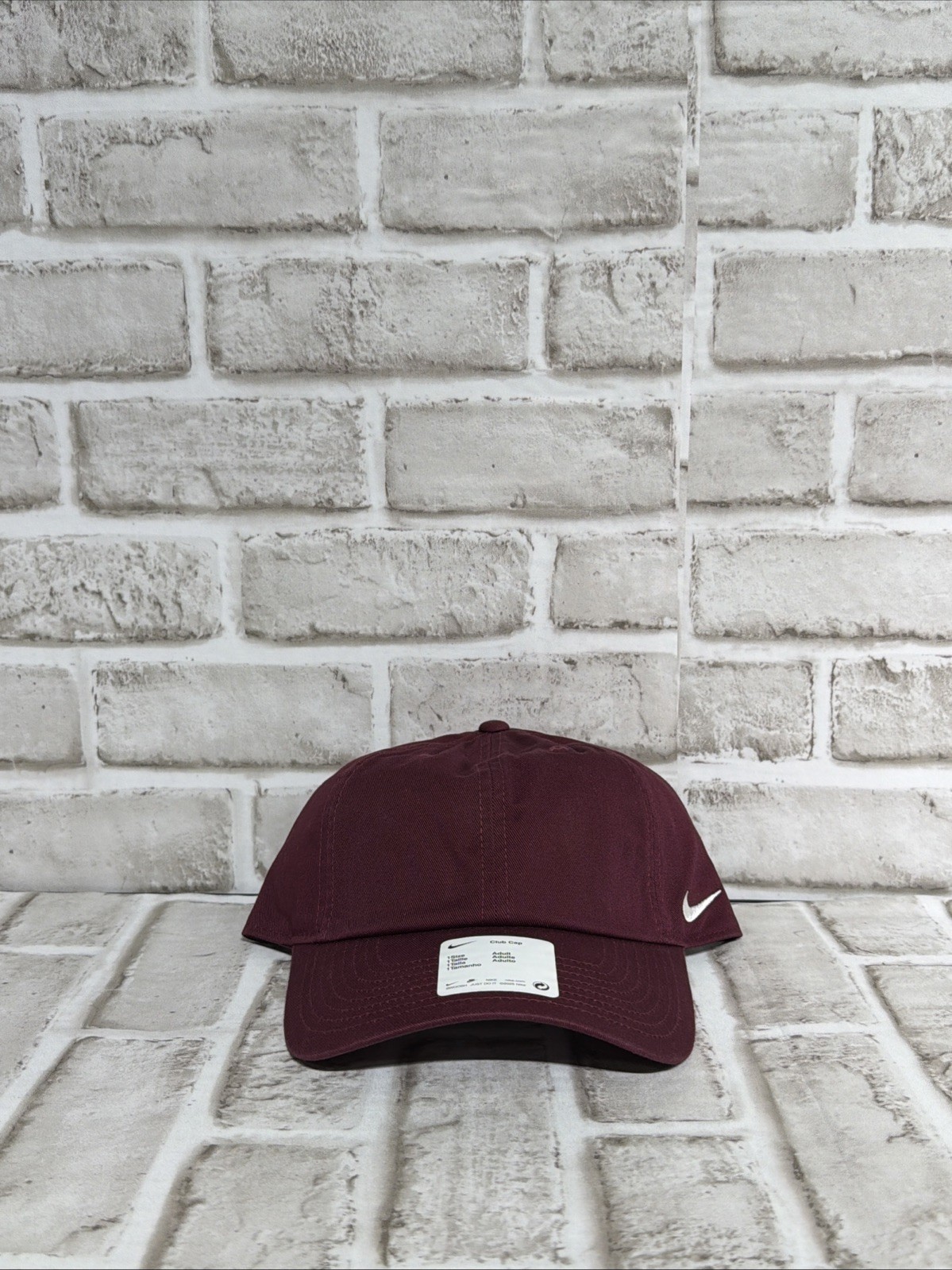 Nike Heritage 86 Team Dark Maroon Adjustable Blank Club Hat 102699-669