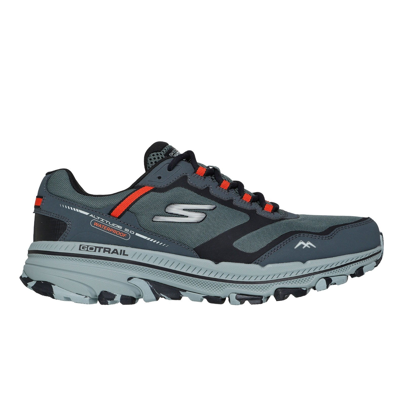 Skechers Shoes Men Sport Gray Comfort Casual Go Run Trail Hike Waterproof 220757