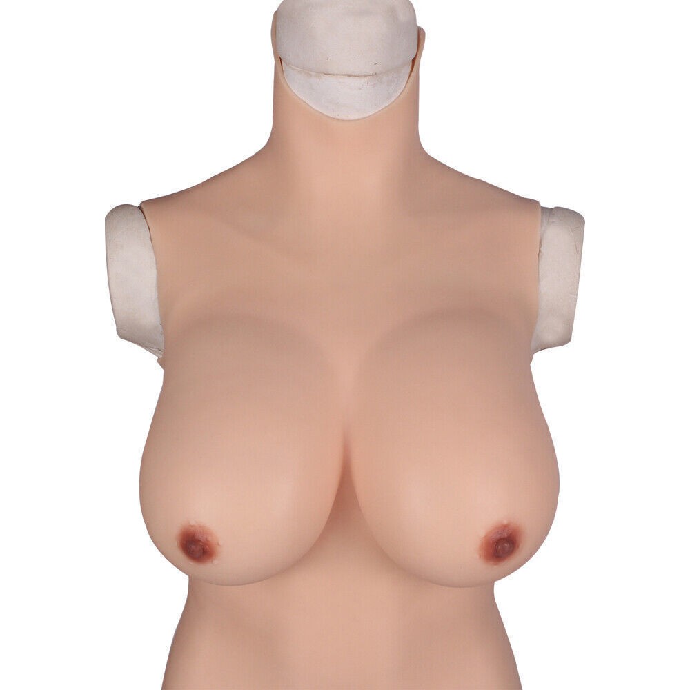 D-Cup Silicone Breast Forms – Full Body Suit for Crossdresser Transgender