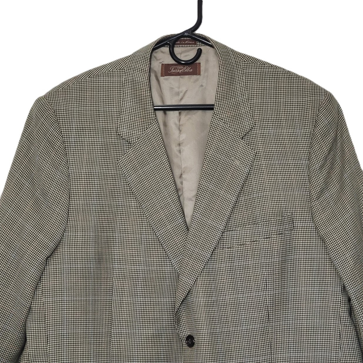 Tasso Elba Men’s Blazer 44R 100% Pure New Wool Vitale Barberis Canonico Italy