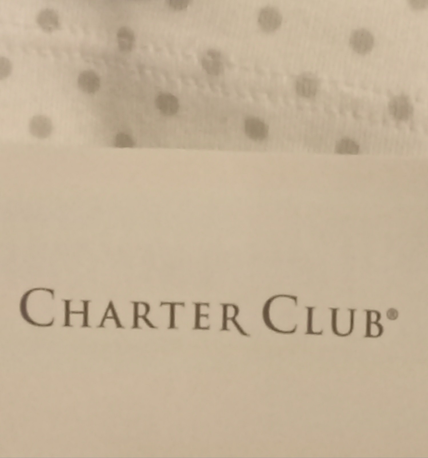 Charter Club Women’s Small White Polka Dot Boat Neck Top NWT (Read Description)