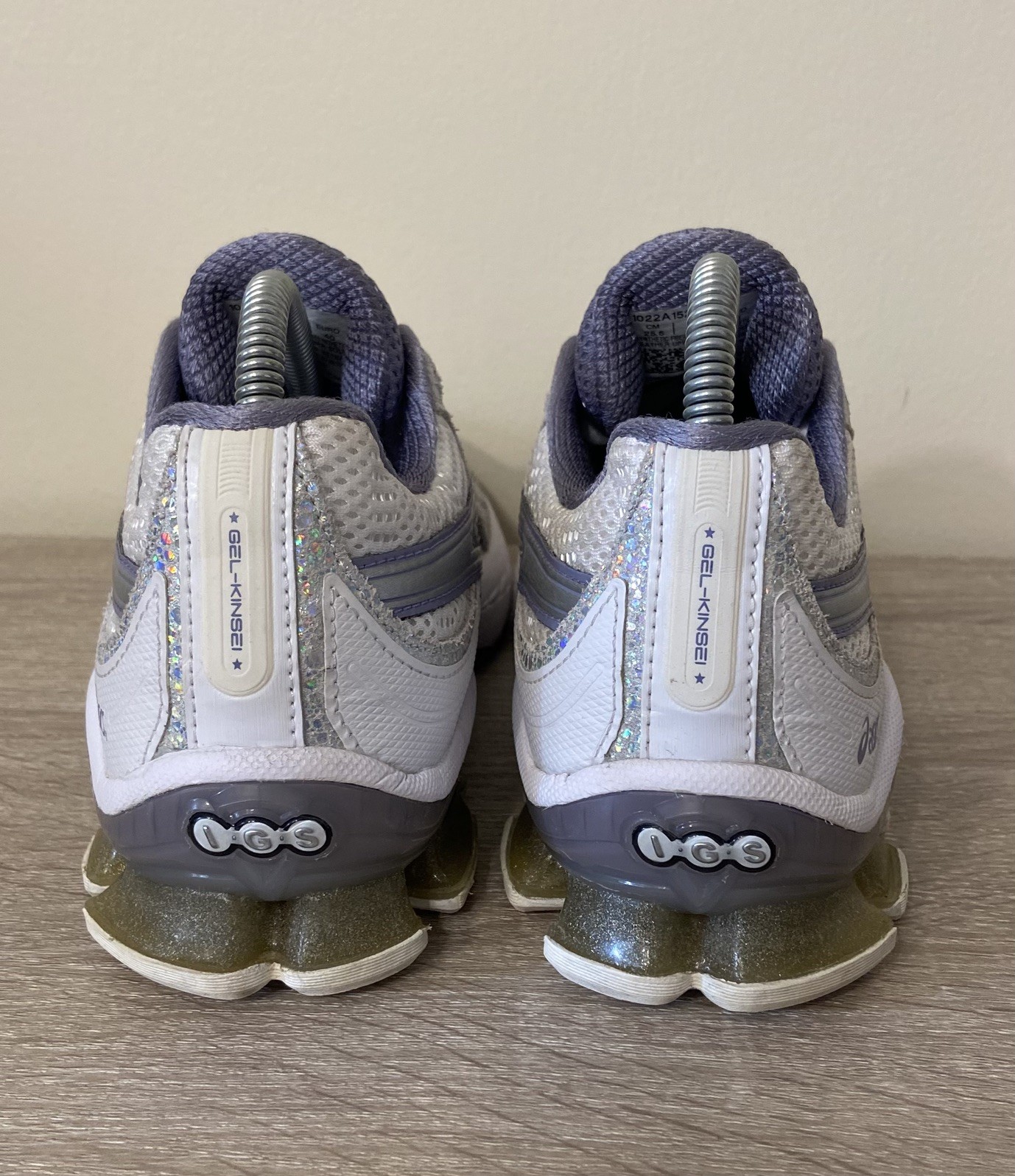 ASICS GEL KINSEI OG [1022A111-100] WHITE SILVER WOMEN’S RUNNING SHOES Size 8.5