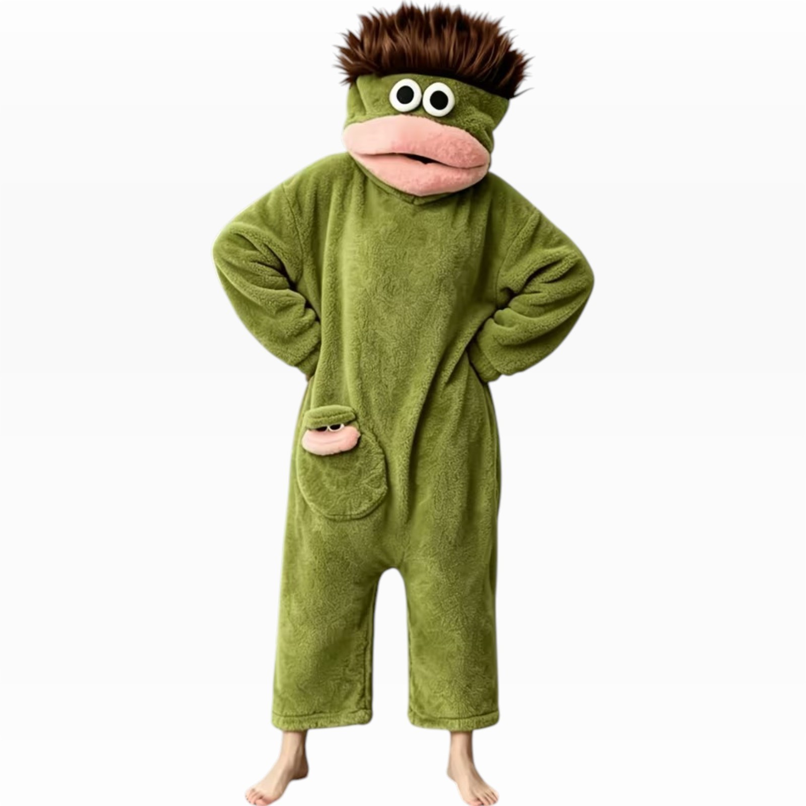 2026 Big Mouth Cartoon Funny Novelty Costume for Adult Unisex Free and Fast Ship