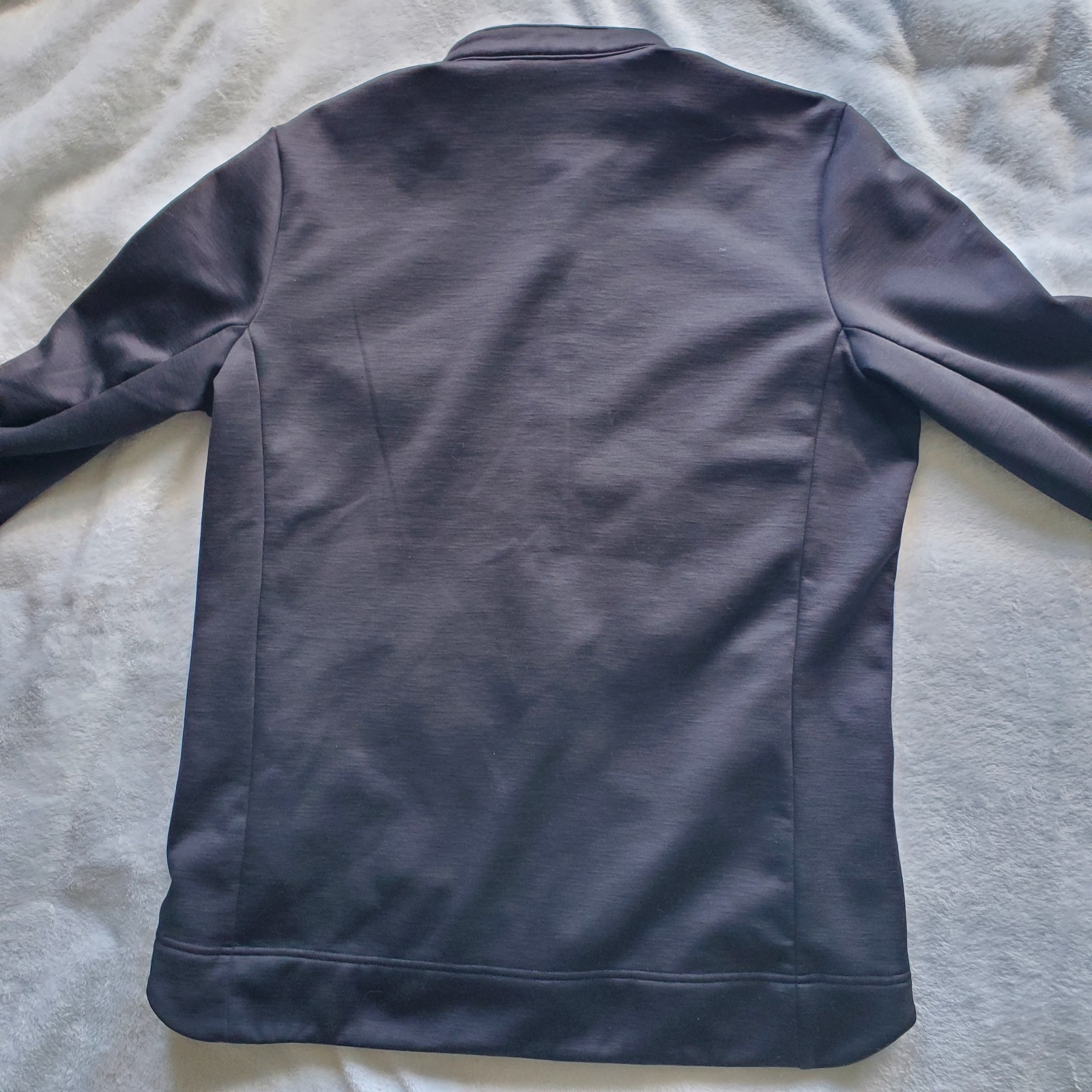 Paskho Women’s Large Black Zip Up Jacket Long Sleeve Fleece Lined Coat Full Zip
