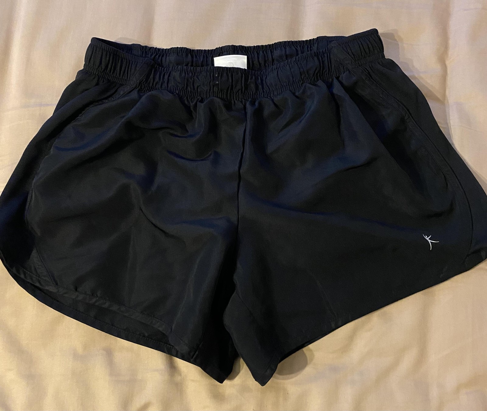 Danskin Now Shorts Womens Medium Black Soot Running Athletic Lined Gym Workout