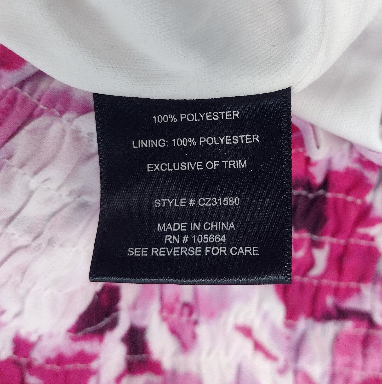 Colleen Lopez Womens Top Small Pink Floral Off Shoulder 3/4 Sleeve Boho