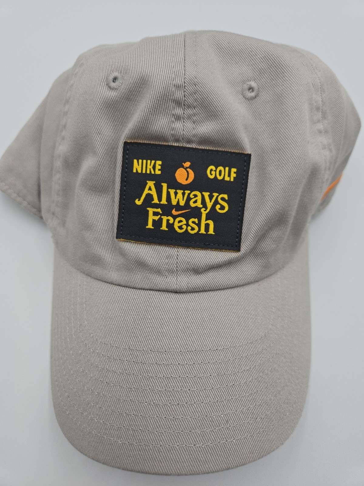 Nike Heritage 86 Masters Peach ‘Always Fresh’ Gray Golf Hat Limited Edition Rare