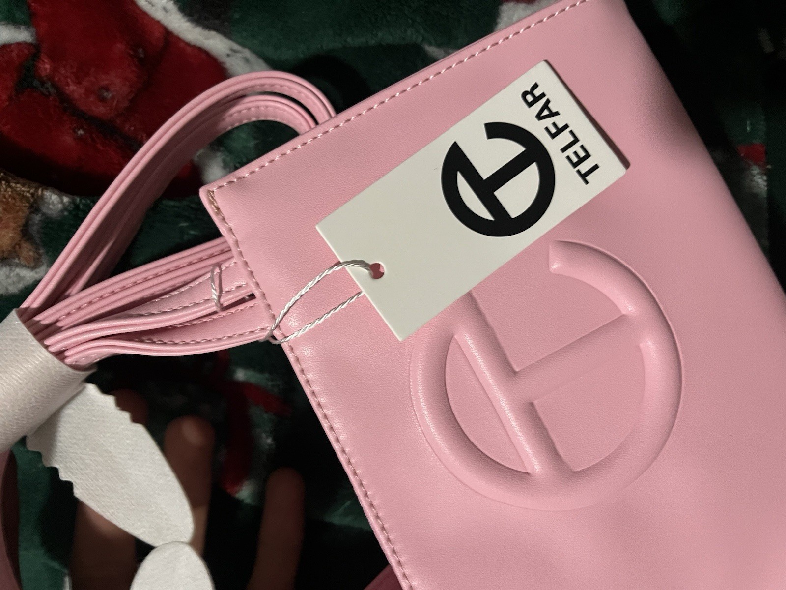 Telfar Pink Bubblegum Shoulder Bag, Small