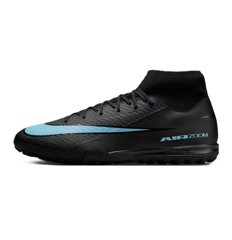Nike Men’s Mercurial Superfly10 Academy TF High Soccer Black/Ice Blue FQ8331-001