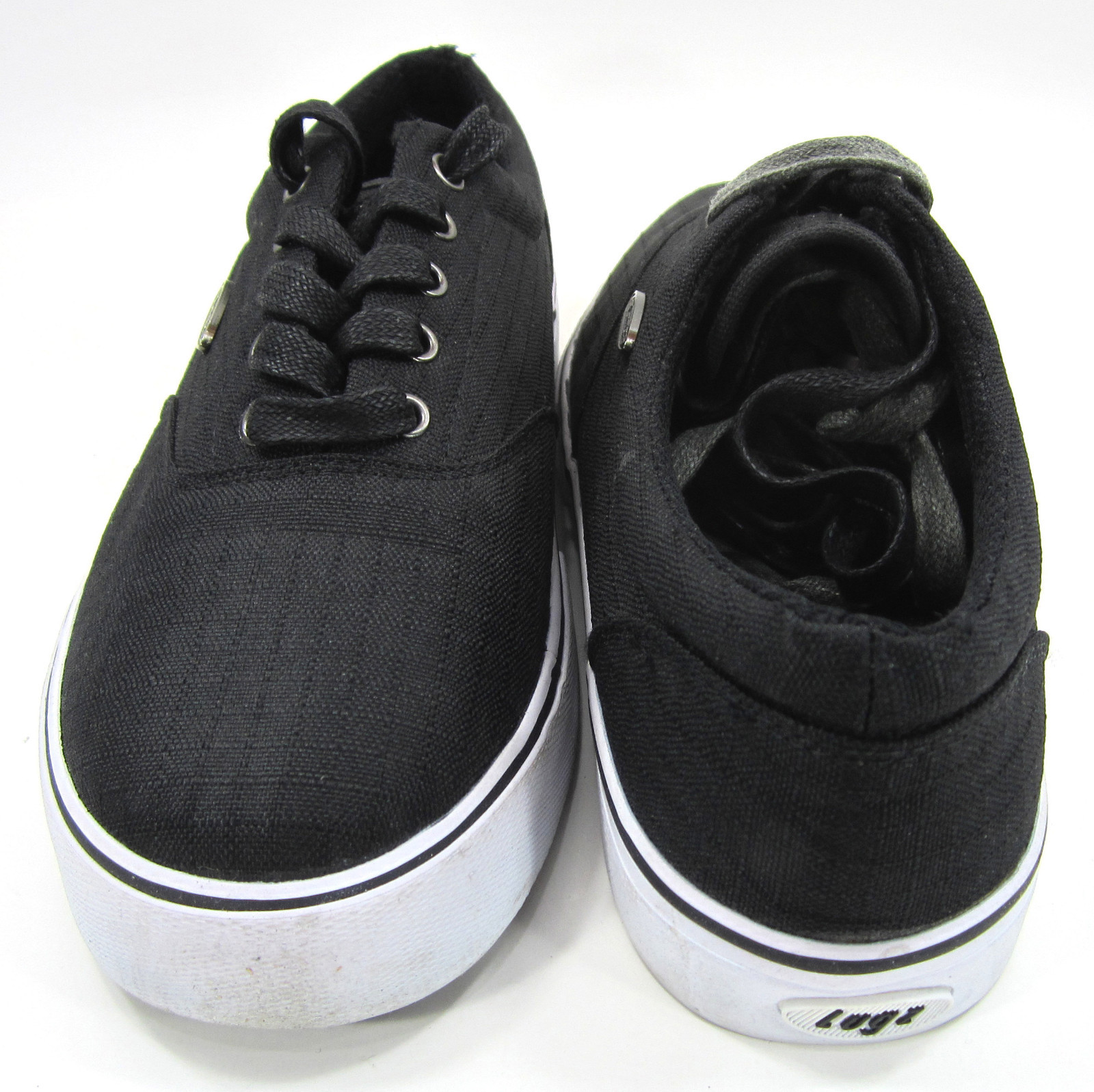 Lugz Shoes Vet Ripstop Black/White/Charcoal Casual Sneakers Size 9