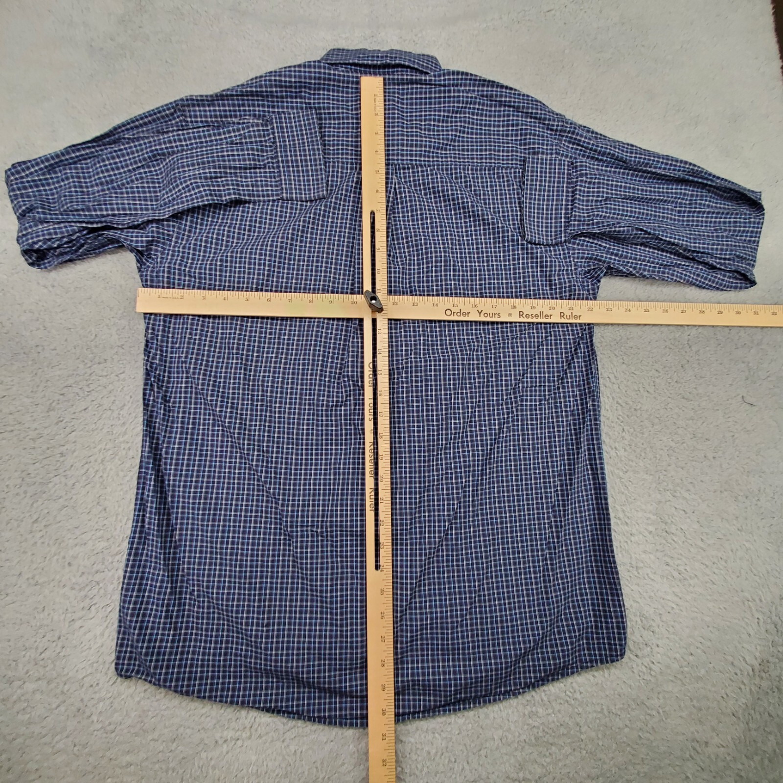 Cinch Mens Shirt Small Grey Black Tartan Western Grunge Cowboy Hipster