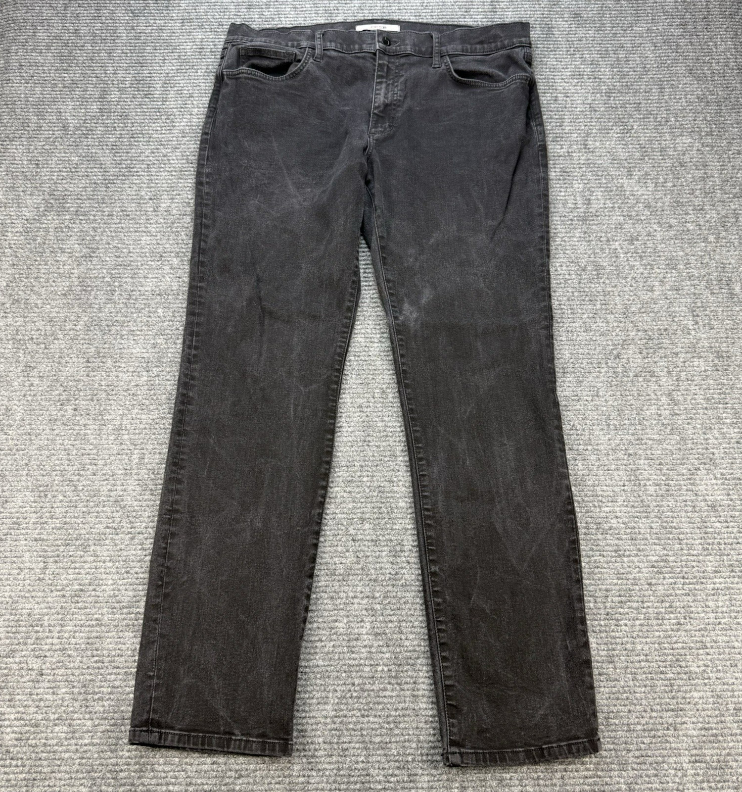 Joe’s Jeans Mens 38×31 Black Washed Marble Straight Fit Denim