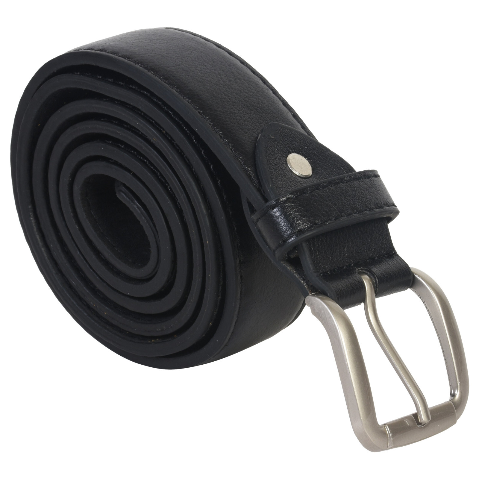 Genuine Leather Men Casual Money Zipper Safe Black Belt M.L.XL.XXL. 1.1/4″ Wide