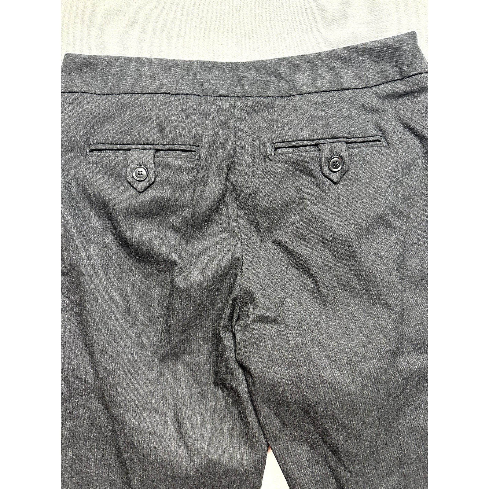 Dalia Collection Charcoal Gray Dress Pants Wide Leg