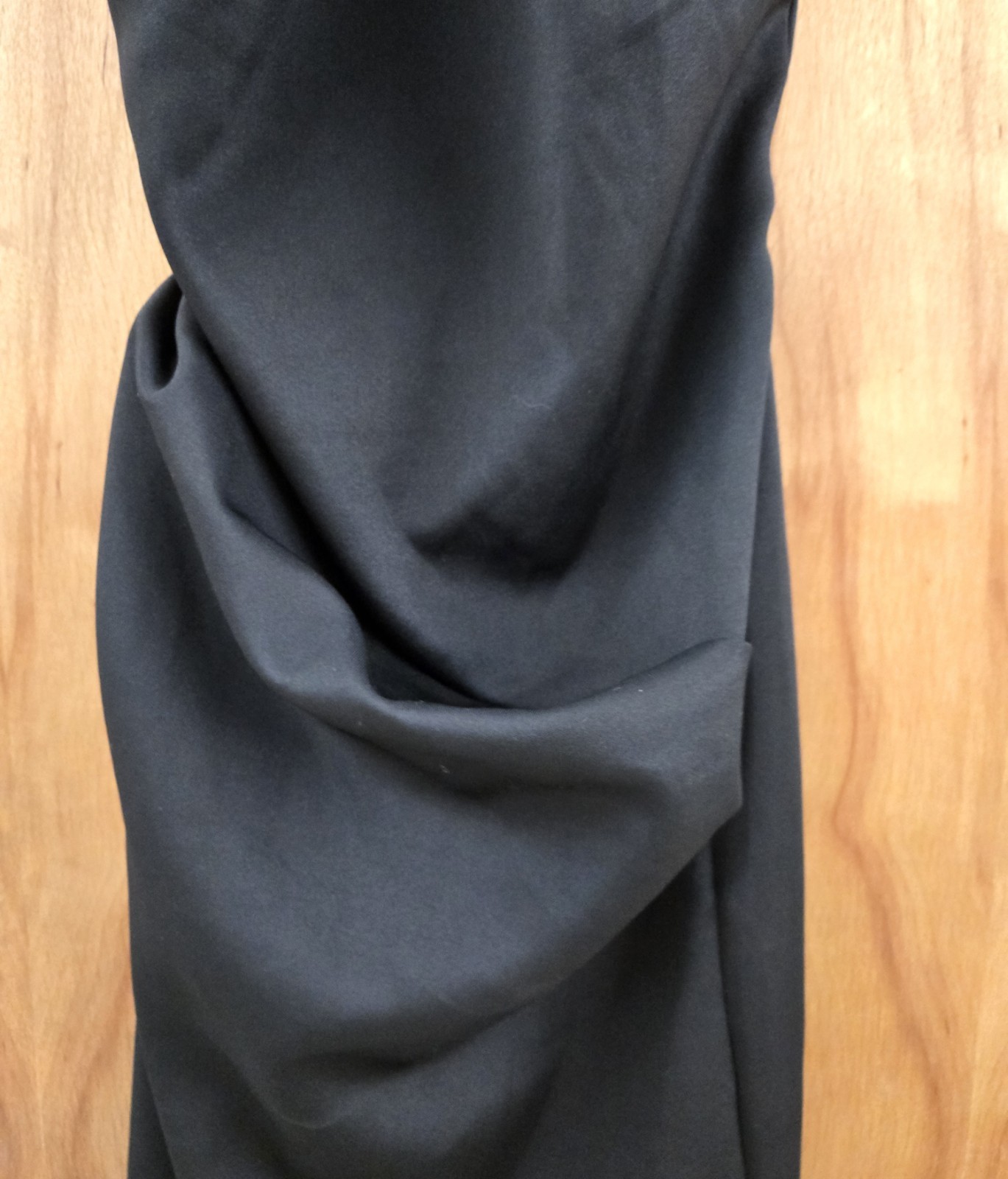ASOS BLACK HALTER NECK MAXI DRESS OPEN BACK