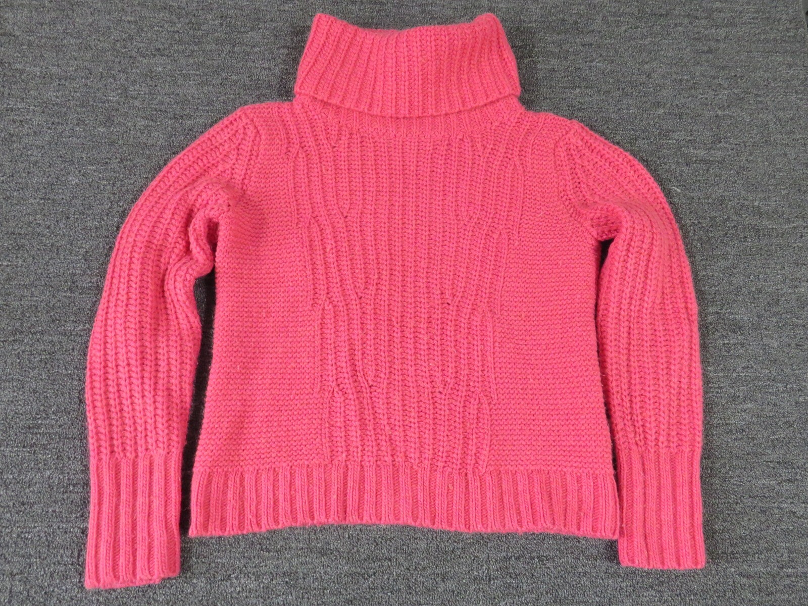 Banana Republic Sweater Womens Medium Pink Pullover Cowl Neck Long Sleeve