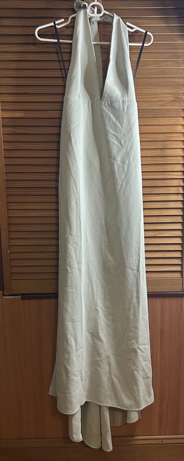 NBD Jenny From The Block Halter Maxi Gown Dress Mint Size M