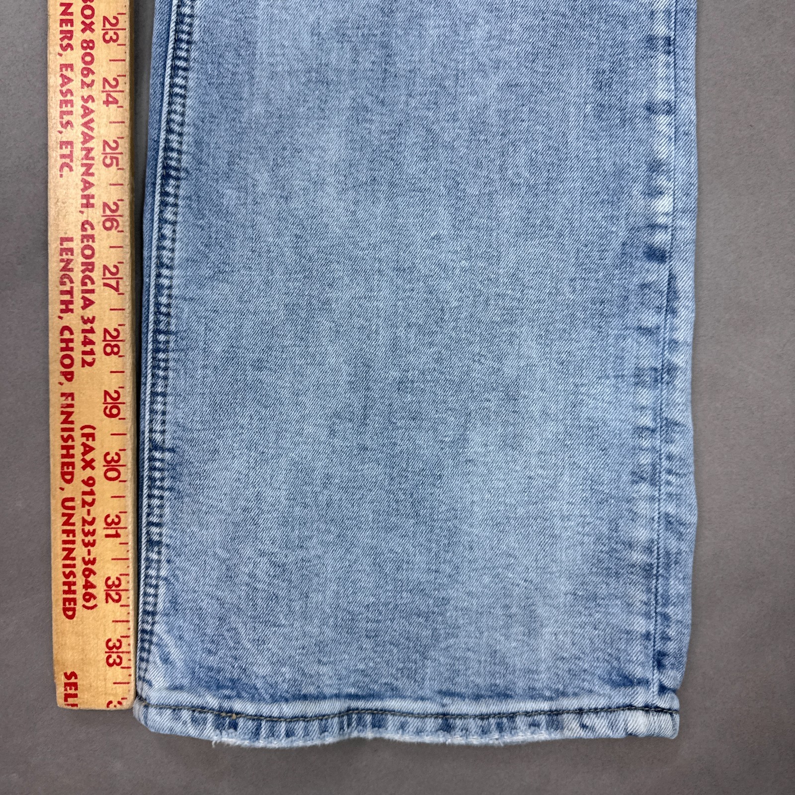 Silver Jeans Mens 34×34 Blue Craig Washed Out Faded Denim Pants Stretch Stone