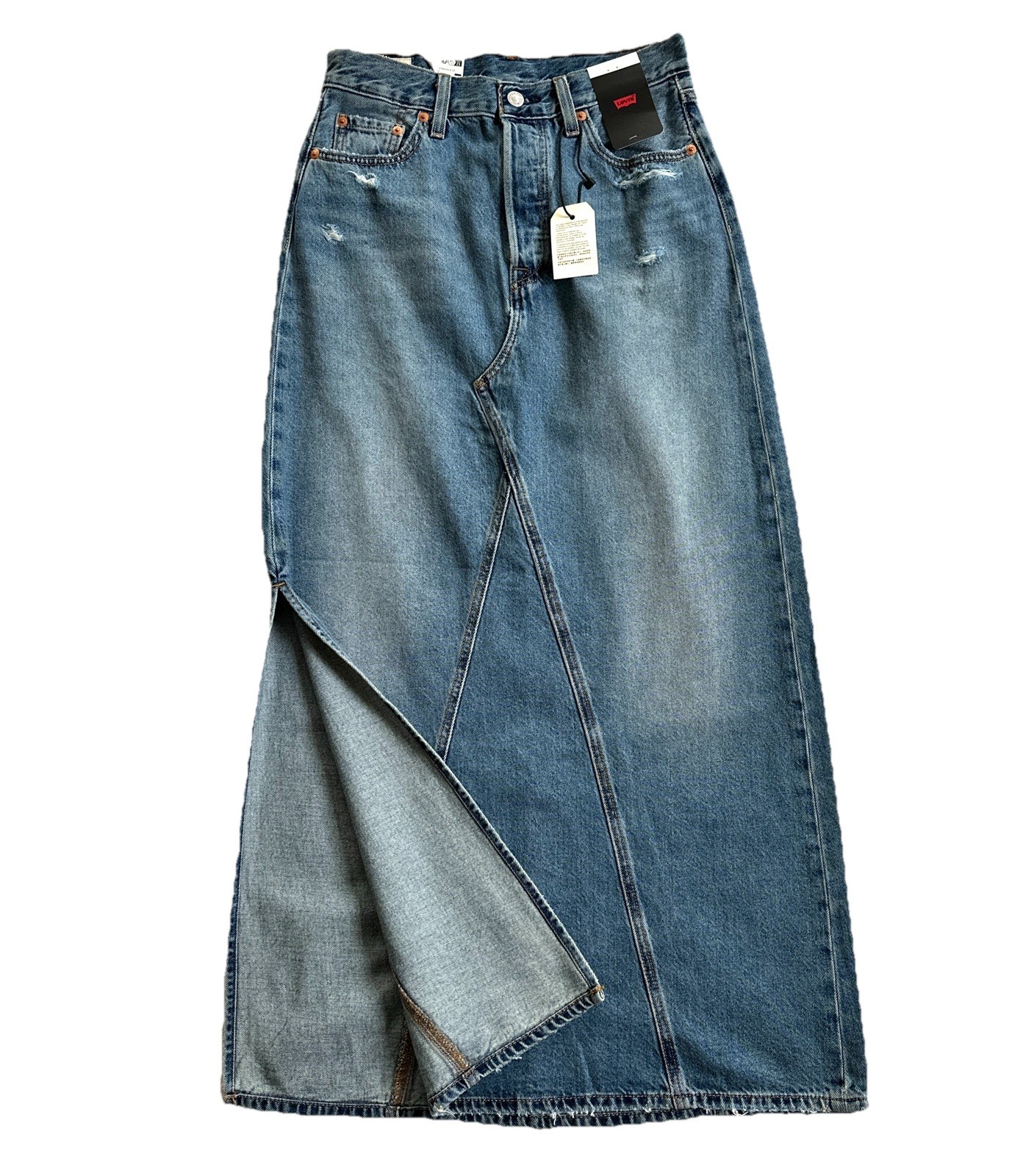 Levi’s Premium Side Slit Icon Long Skirt