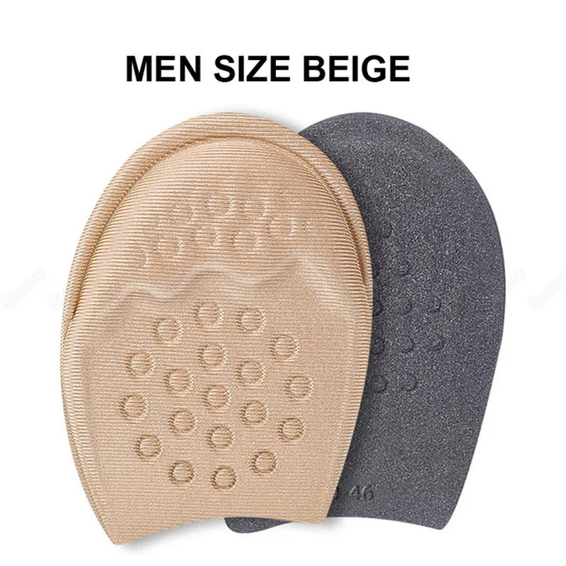 Half Insoles for Shoes Inserts Forefoot Insert Non-Slip Sole Cushion Reduce Shoe